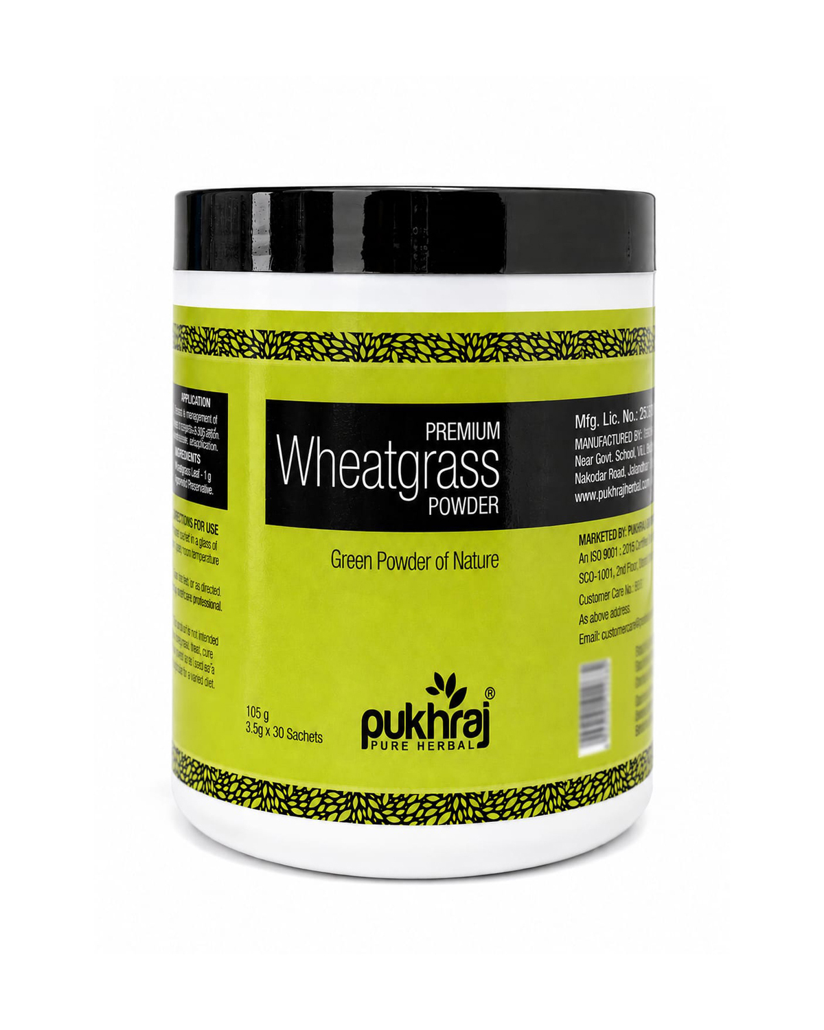 Pukhraj Wheat Grass Powder